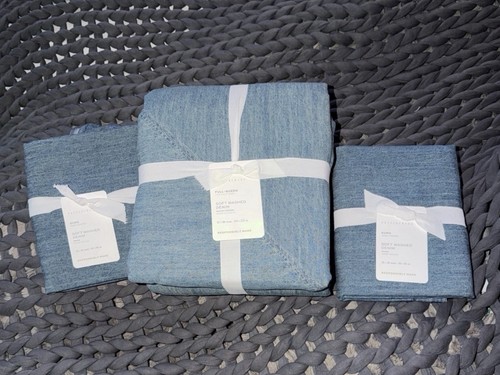 Pottery barn soft washed denim - barn,