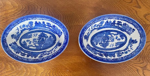 Pair johnson brothers oval - johnson, 9"