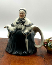 Antique Tony Wood Teapot Old
