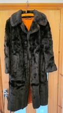 Ladies Vintage Faux Fur Coat