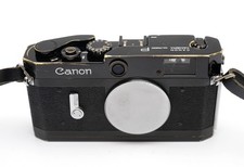 Canon P Black Paint 35mm Film Rangefinder Camera, Nice Patina, Fully Working