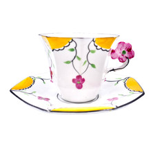 Melba Deco Cup Saucer Flower