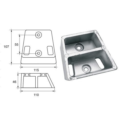 Bukh pro anode - bukh, f/omc