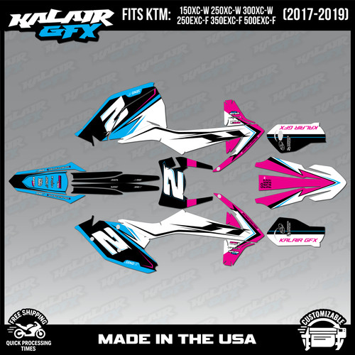 Graphics kit for ktm - graphics,