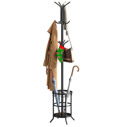 Coat rack freestanding with - coat,