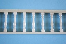 Dolls house balustrade - balustrade, bare