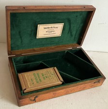 ANTIQUE CASE TO TAKE A WEBLEY MK IV REVOLVER PISTOL GUN (5.0 Barrel).