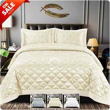 3 Piece Quilted Jacquard