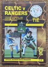 Football Programme Scottish
