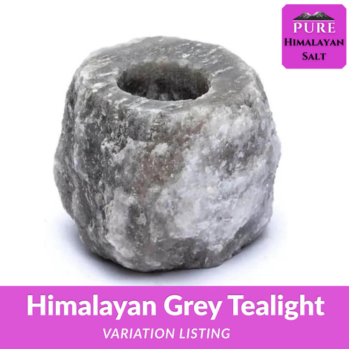 Himalayan salt candle holder - himalayan,