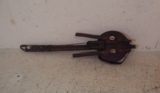 A vintage wooden kora musical instrument