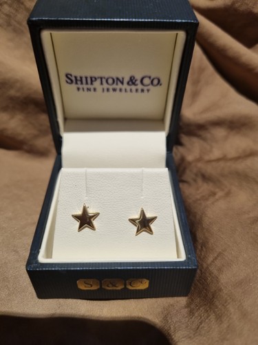 Yellow gold star - star, stud