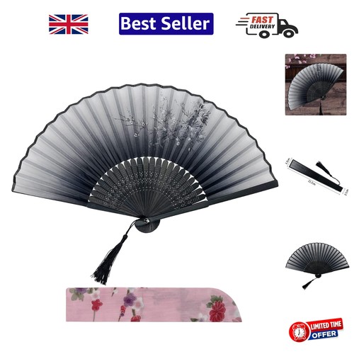 Lightweight silk hand fans - lightweight,