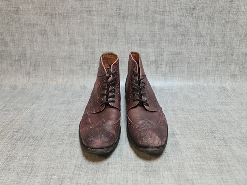 Lambretta burgundy leather - burgundy,