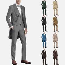 Business Men Suits Double