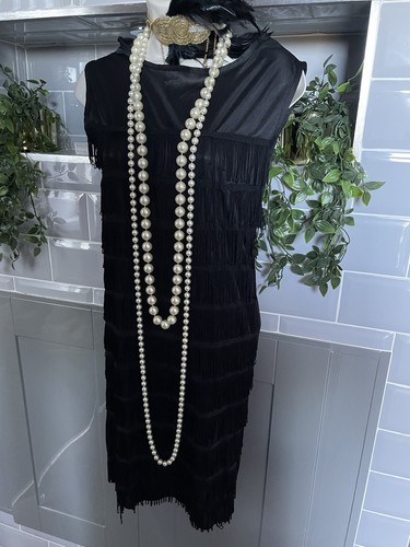 Black tasselled 1920s - tasselled, 1930s