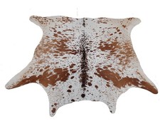 Genuine Cowhide Rug Brown