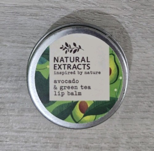 Avocado green tea lip balm - green,