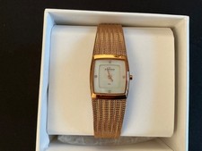 Skagen Danish, Ladies Square faced Rose Gold Watch- excellent condition.