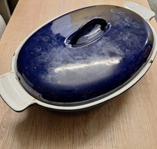 AGA Casserole Dish Blue & Lid