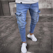 Mens Ripped Distressed Skinny