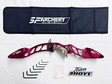 Hoyt Grand Prix Epik Archery Recurve Riser - 23" - Left Handed - Red - ILF