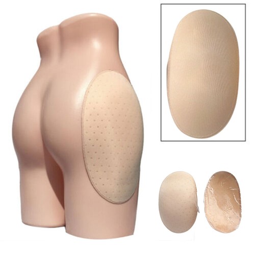 Crossdresser hip padded bum - up,