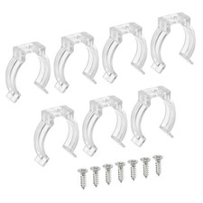 20 Pack Clear T8 U Clips for