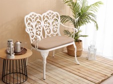 Patio Garden Bench Metal Park