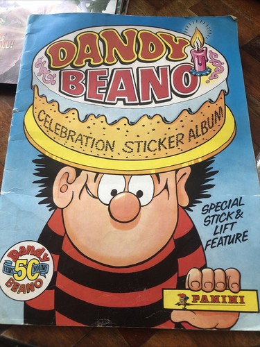 Beano sticker album half - beano,