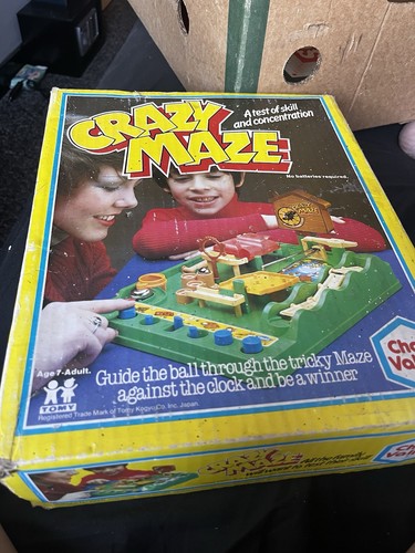 Vintage tomy crazy maze - tomy,