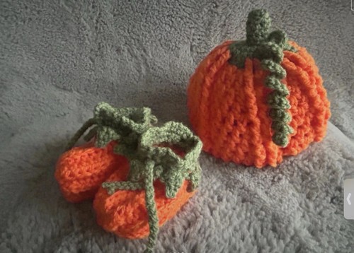Handmade crochet pumpkin - handmade,