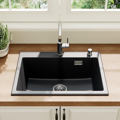 Horow black granite kitchen - black,