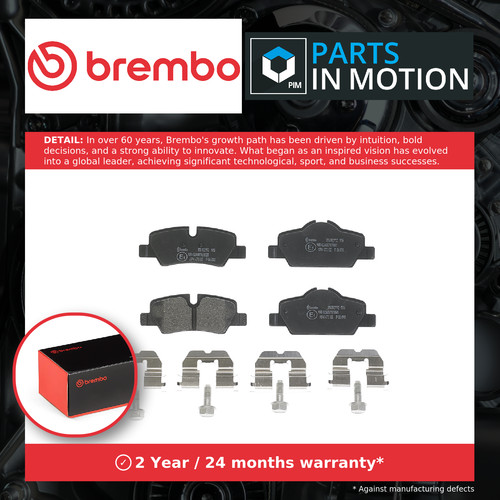 Brake pads set fits - fits, mini