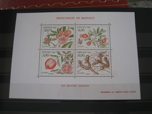 Monaco mnh 1989 - m/s,