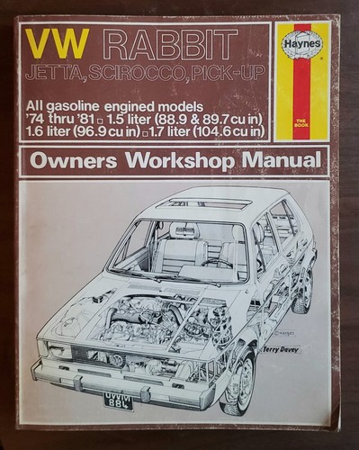 Rabbit golf jetta scirocco - vw,
