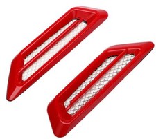 RED (BV1R) Power Vents Bonnet Side Wing suits PEUGEOT a