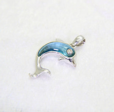 9ct White Gold Blue Topaz