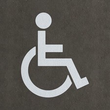 Disabled Sign Stencil - Large