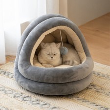 Cozy Pet Nest UK - Snug Washable Igloo Bed for Kittens