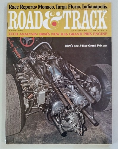 Aug 1966 road track - 1966,
