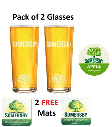 Somersby glass cider - glass,
