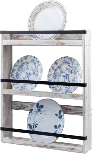Wall plate display rack tier - wall, 3