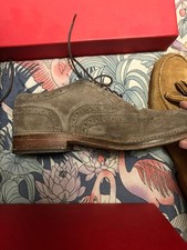 Grenson grey suade brogue show - grenson,