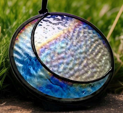 Solar eclipse iridized - -, boho