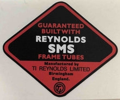 Reynolds sms frame decal - reynolds,