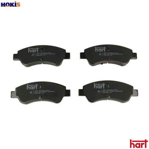 Brake pad set - pad, 221