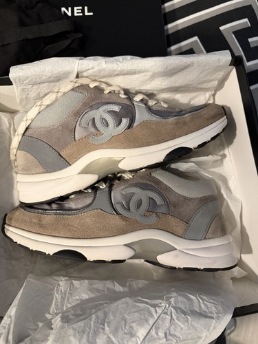 Chanel sneakers suede - sneakers, nylon
