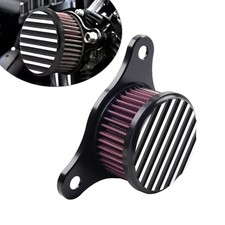 Red Air Cleaner Intake Filter For Harley Softail Dyna Touring Road King Glide