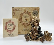 Boyds Yesterdays Child Meredith with Jacqueline Daisy Chain Boxed W/ Certificate